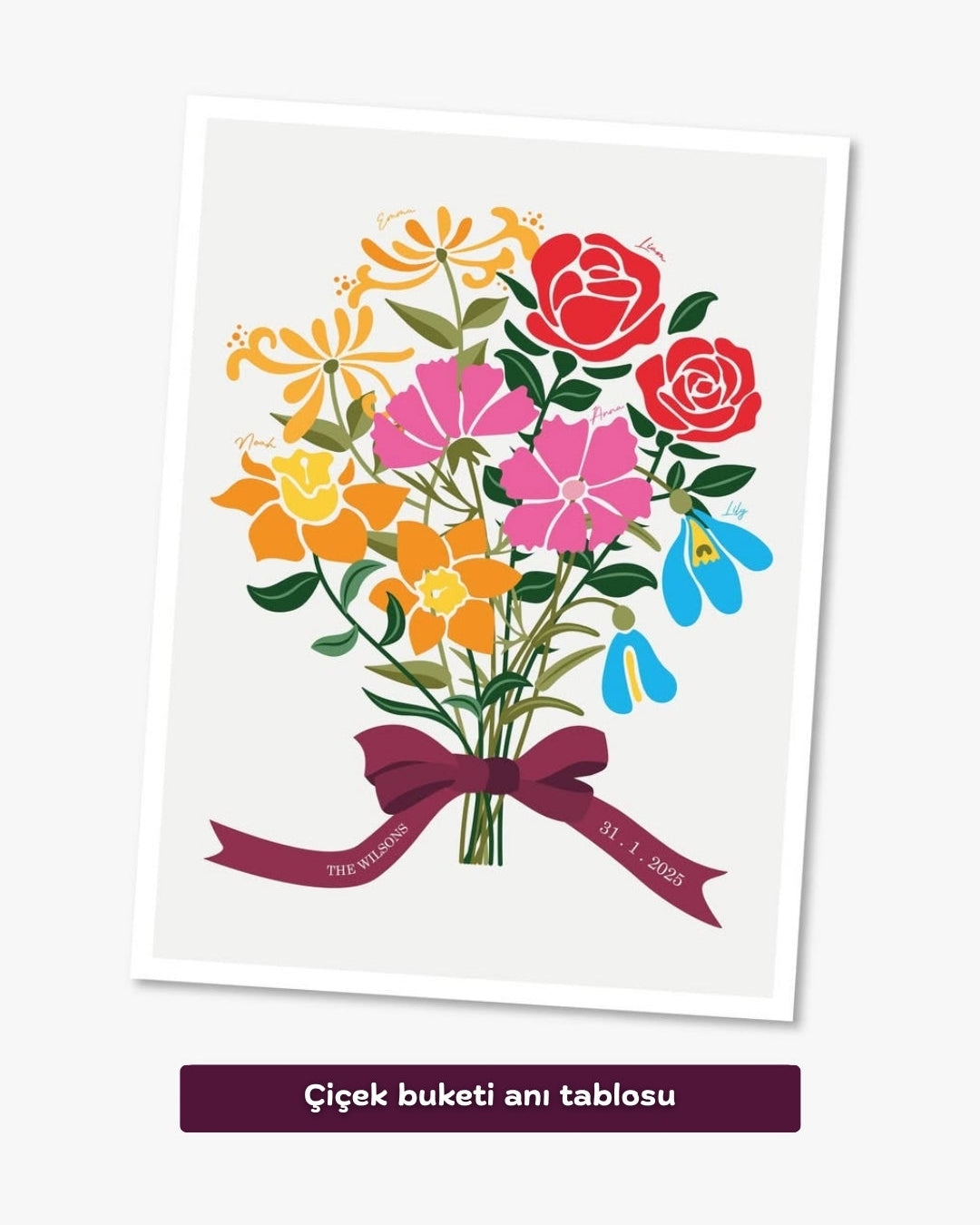 Aile Bahçesi Özelleştirilebilir Tablo